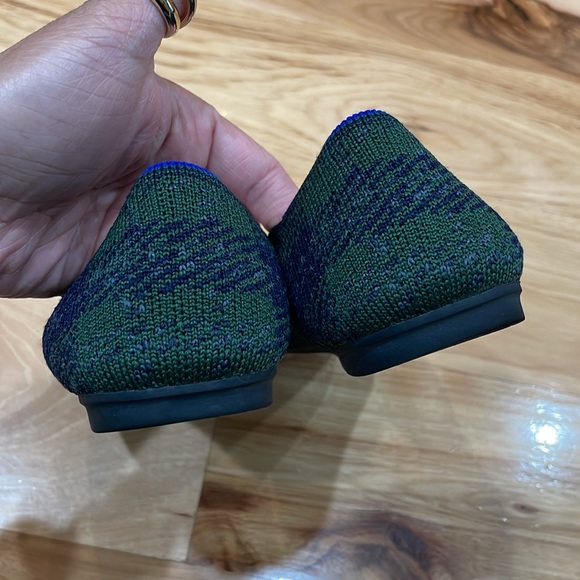 Rothys flat round toe rare limited edition retired forest tartan green plaid - Picture 5 of 8